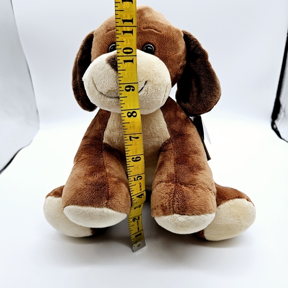 BAB | 2010 Velvet Hugs brown dog stuffed plush animal toy - Picture 11 of 11